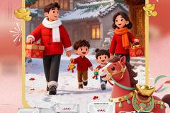 金马贺岁，新春纳福，江淮1卡祝您一马当先