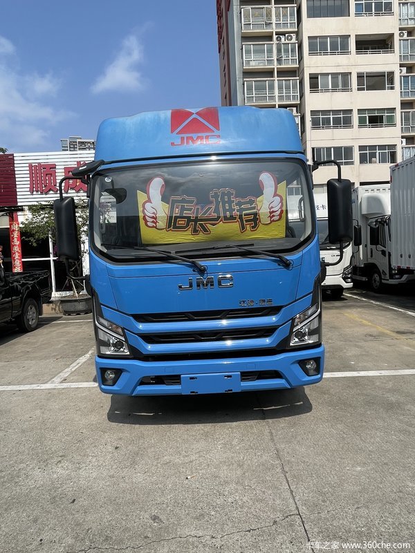 江铃 凯运+ 中体 129马力 3.8米排半厢式轻卡(国六)(JX5044XXYTGA26)