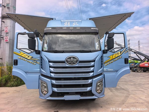 解放J6V Pro 精英版 7.8L柴油 320马力 4X2 一汽解放8档 9.6米厢式载货车