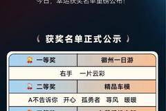 【江淮1卡】好运揭晓！「卡友请就位 E 起集好运」获奖名单出炉！