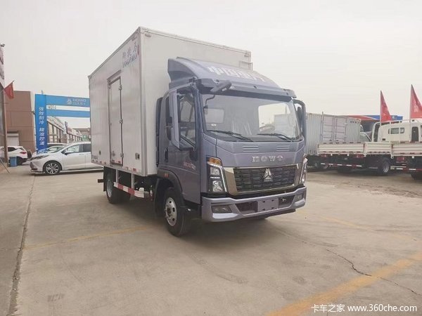 重汽HOWO统帅 200马力 4X2 重汽8档 4.08米冷藏车