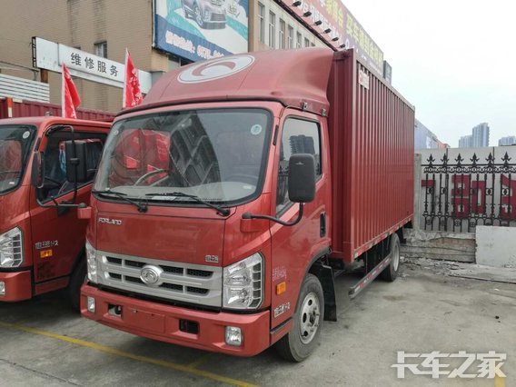 15米单排厢式轻卡 车型名称 时代汽车 康瑞h2 110马力 4x2 4.