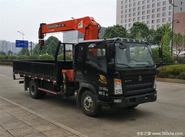 HOWO统帅随车吊专用高端底盘上市啦