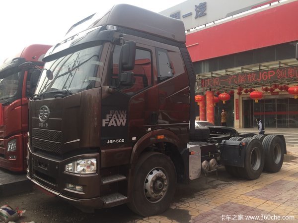 新车到店 兰州解放J6P牵引车仅售35.8万