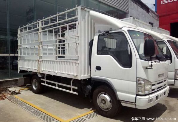 10.68万起 宁波五十铃100P仓栅货车促销