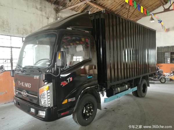 仅售8.38万元 湖州唐骏T3厢式轻卡促销