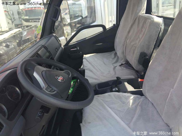 福田奧鈴ctx4*2載貨車裝配單排駕駛室,動力方面,搭載isf2.