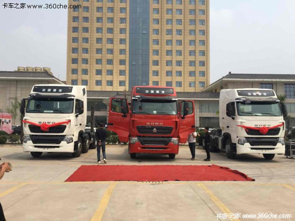 陕西时代天成与胜途物流公司交车仪式