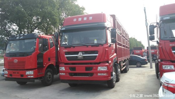 中国重汽 宁波重汽斯太尔M5G仓栅车促销