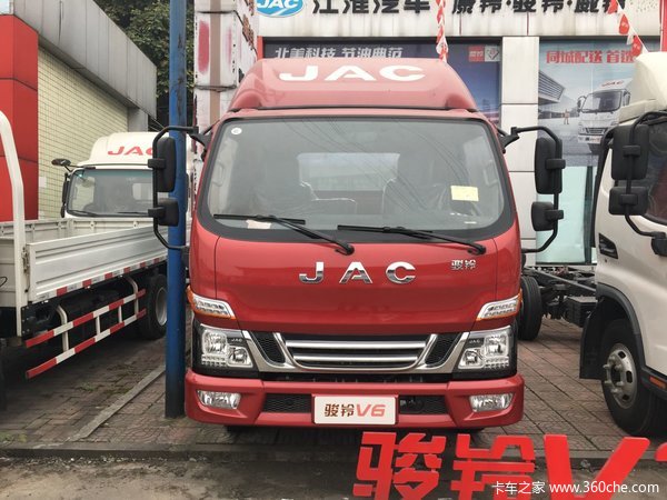 新车到店 重庆骏铃V6载货底盘仅10.8万