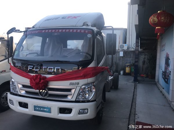 购车送礼 福州福田奥铃CTX底盘仅11.2万