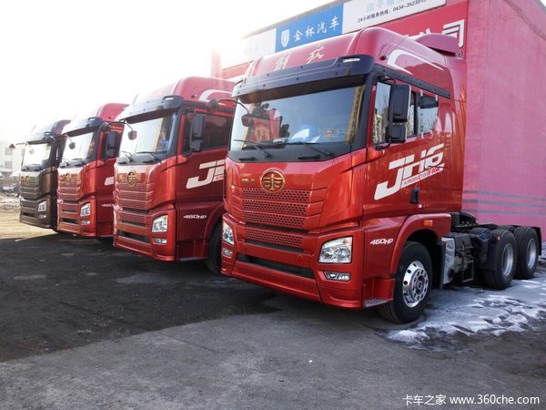 新车促销 四平解放JH6牵引车现售35.2万