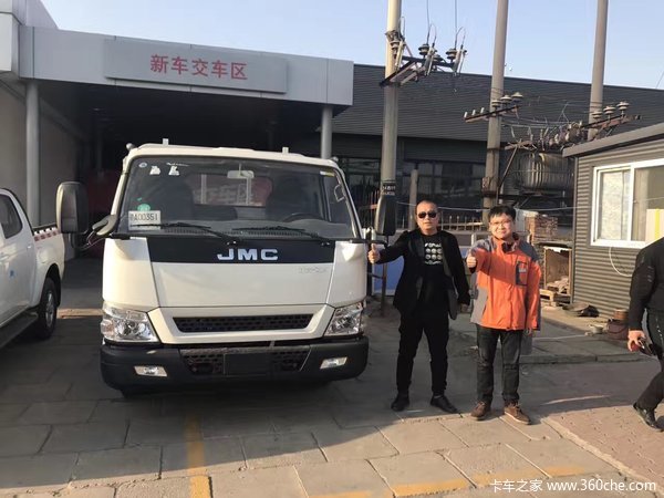 恭喜尊贵的王先生喜提江铃顺达宽体一台