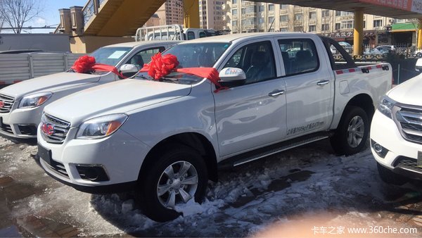 冲刺销量 哈尔滨帅铃T6皮卡售11.38万元