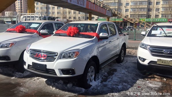 冲刺销量 哈尔滨帅铃T6皮卡售11.38万元