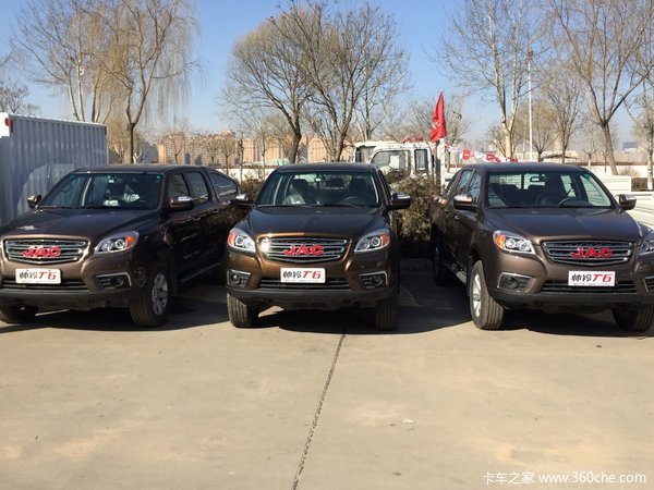 新车到店 榆林帅铃T6皮卡仅售8.98万元