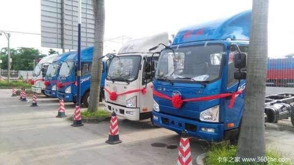 新车促销 东莞解放J6F载货车直降1万元
