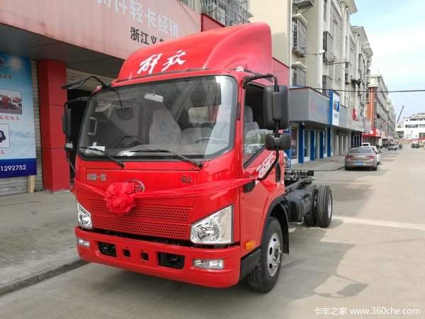 金华解放轻卡 J6F载货车底盘仅售11.3万