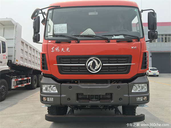 国五东风天龙四桥自卸车