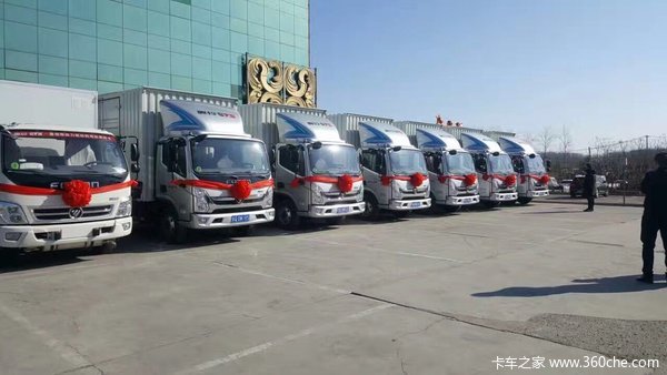 北京八通奥铃CTS新款厢车优惠一万元