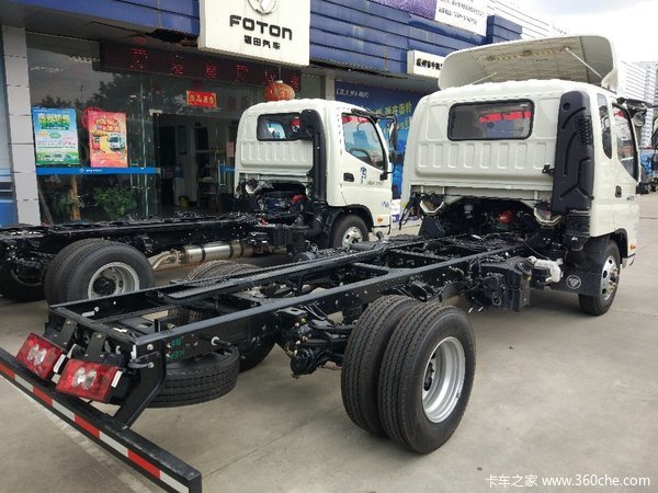 新车到店 福田奥铃TX排半底盘仅9.53万