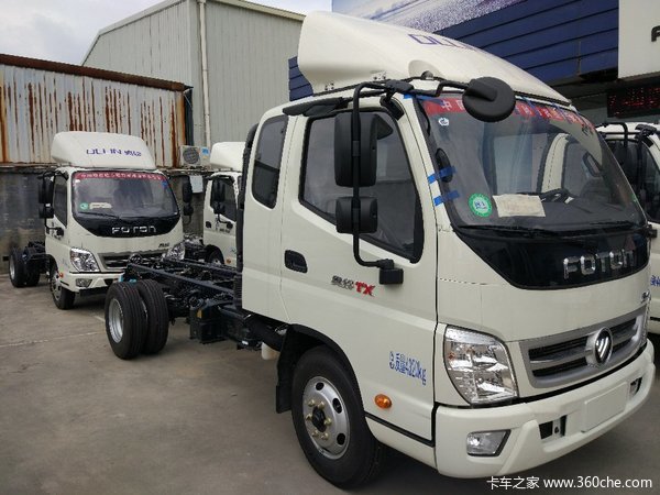 新车到店 福田奥铃TX排半底盘仅9.53万