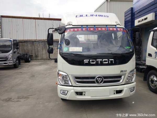 新车到店 福田奥铃TX排半底盘仅9.53万