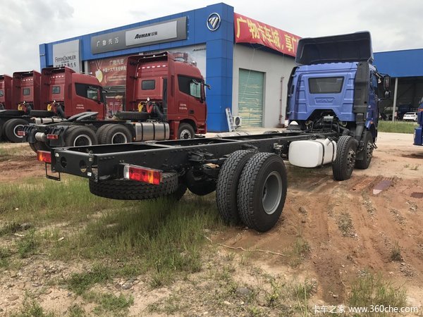 广物兴万卡车进行促销活动