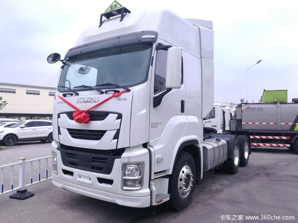 新车到店 衢州五十铃巨咖牵引车45.98万