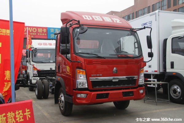 仅售9.98万元 阜阳HOWO悍将载货车促销