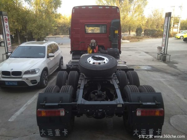 轻赢未来 晋城大运轻量化牵引车到店