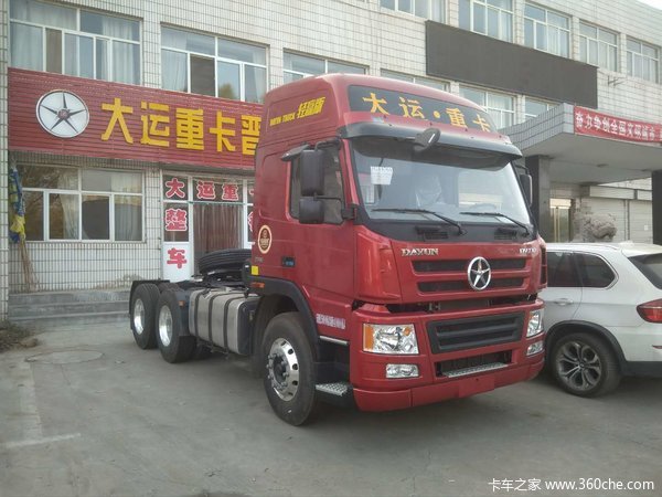 轻赢未来 晋城大运轻量化牵引车到店