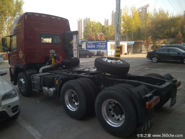 轻赢未来 晋城大运轻量化牵引车到店