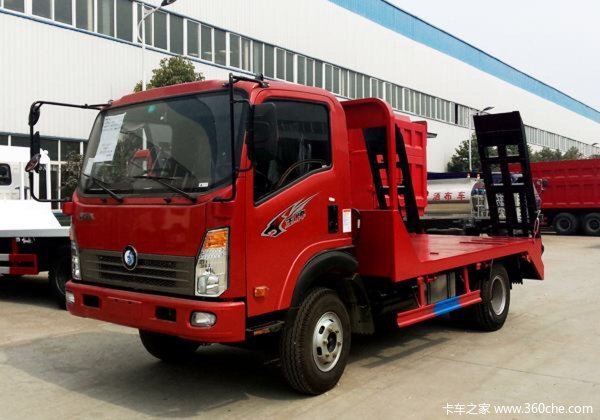 马达一响黄金万两 重汽平板运输交付客户