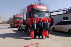 东风天龙交车仪式