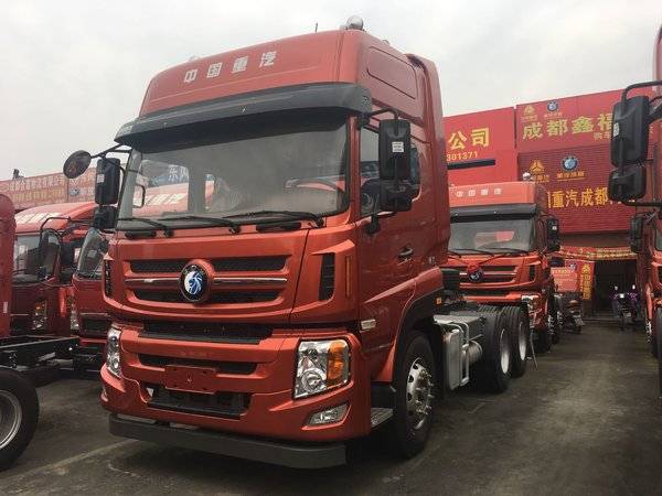 2017年11月20日-2017年12月19日 重汽王牌 w5g 380马力牵引车 在成都