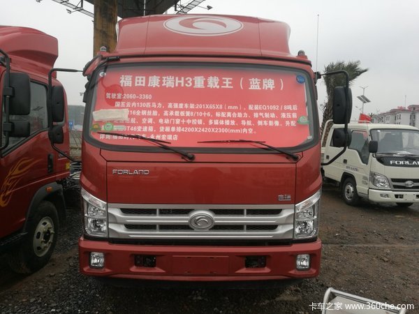 新车到店 永州康瑞H载货车仅售9.68万元