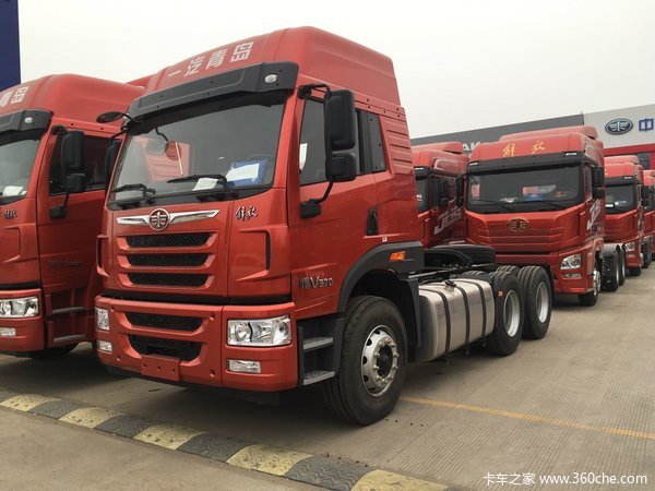 新车优惠 徐州解放悍V牵引车售28.3万元