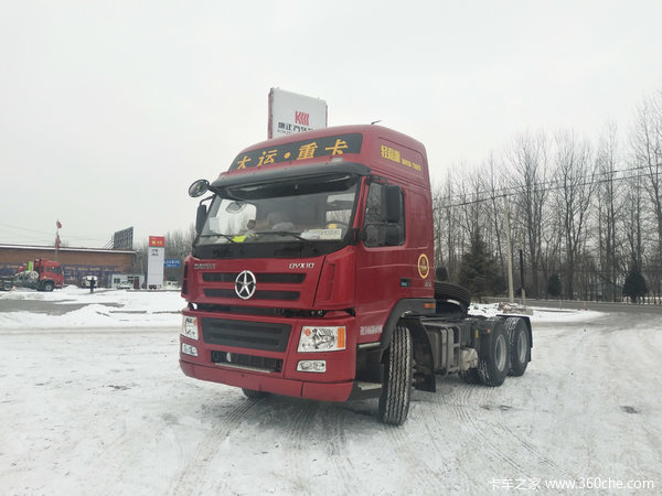 大运N8E輕赢版375牵引车温暖来袭