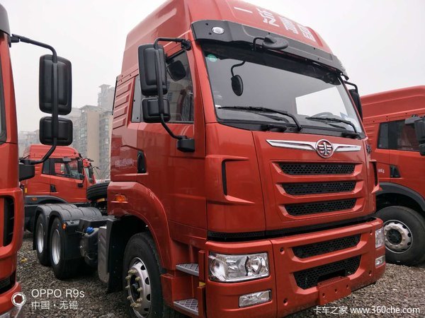 解放天V 430马力 牵引车今日到店