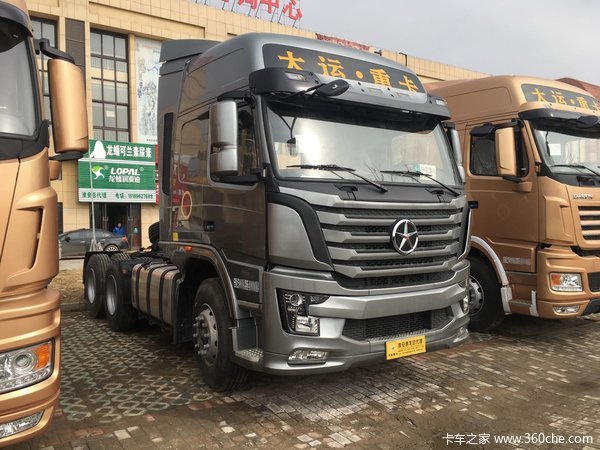 新车到店 淮安大运n8v牵引车仅售33.2万