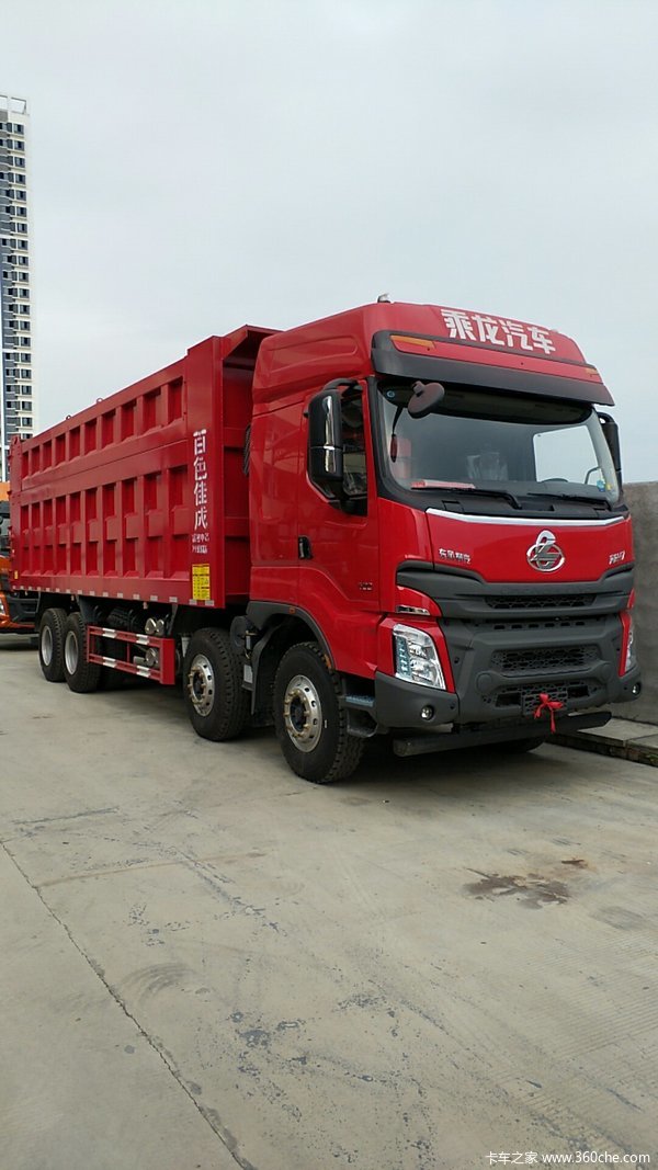 乘龙400马力前四后八自卸车大促销_百色佳成汽车销售优惠促销_卡车之