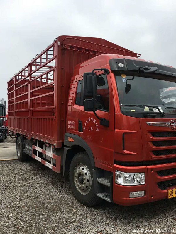 解放龙vh180马力68米仓栅车