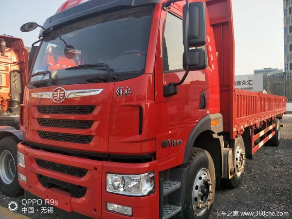解放悍V 240马力 6X2栏板交车