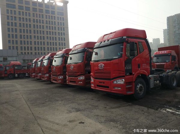 一汽解放宁波地区大客户交车
