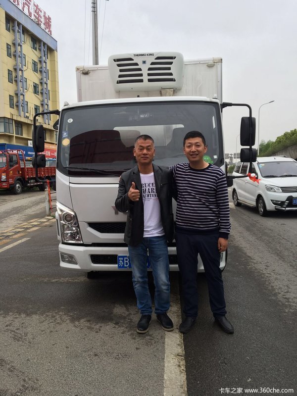 超越冷藏车 恭喜沙老板金日喜提爱车