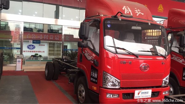 新车促销 重庆J6F载货车底盘直降1万元