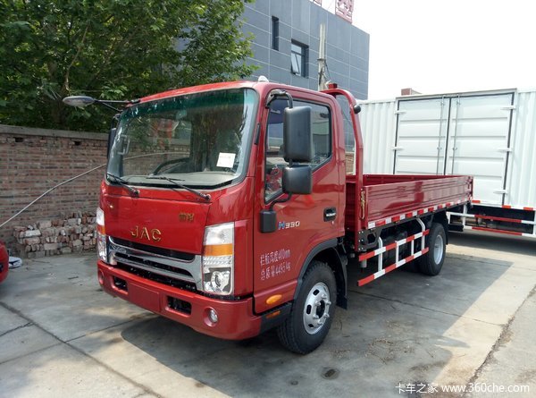 江淮帅铃4.2米板车优惠促销