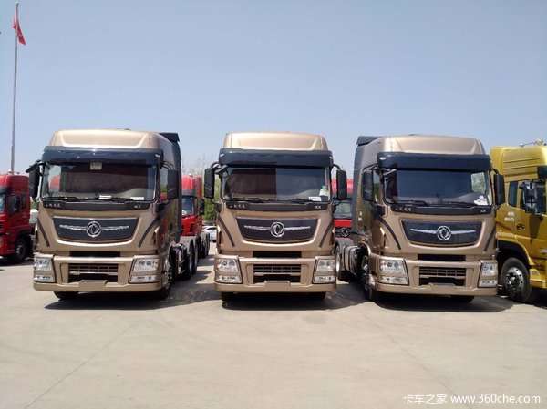 正定东风天龙旗舰dci450新车到店