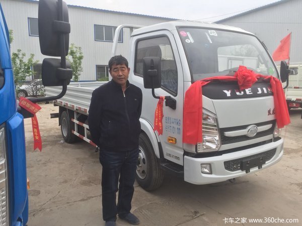 恭贺翟先生购买跃进上汽X100单排车